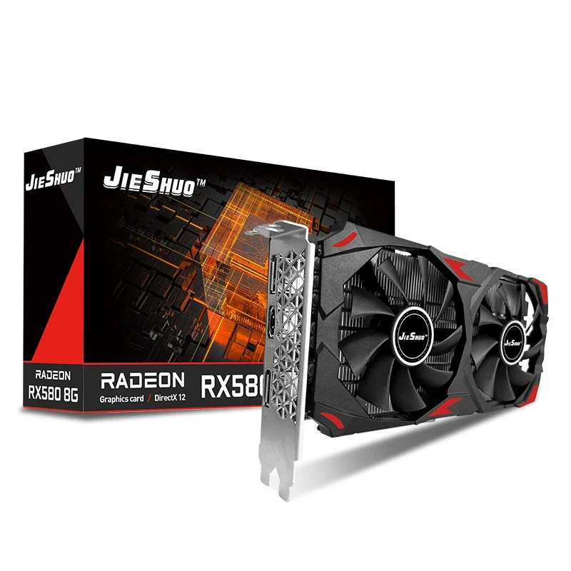 JIESHUO Grafik Kartları AMD RX - Rx 580 8Gb 2048Sp Gpu incelemesi ve fiyatı